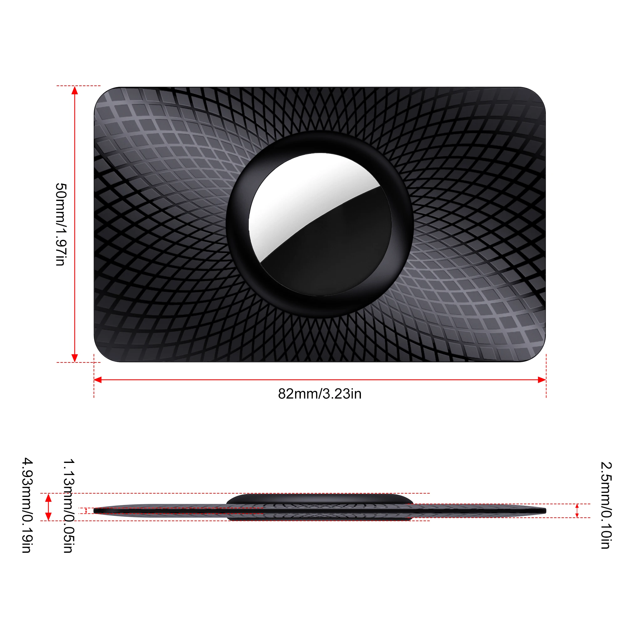 2Pack For Apple Airtag Wallet Case Thin Card Size Case for Air tag Holder Purse Wallet GPS Tracker Airtag case Locator Holders