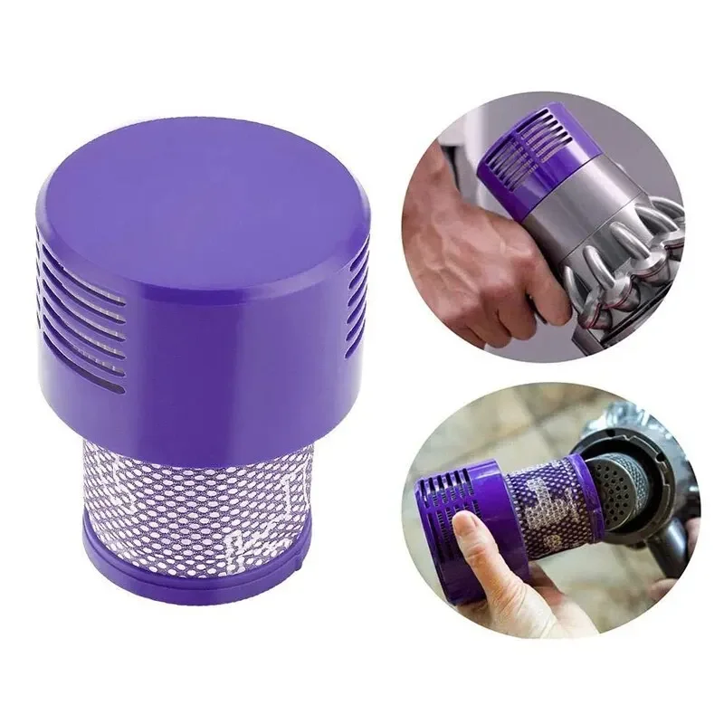 Élément filtrant pour aspirateur Dyson V10 Version américaine, accessoires de remplacement lavable, post-filtre HEPA, pièces de rechange réutilisables
