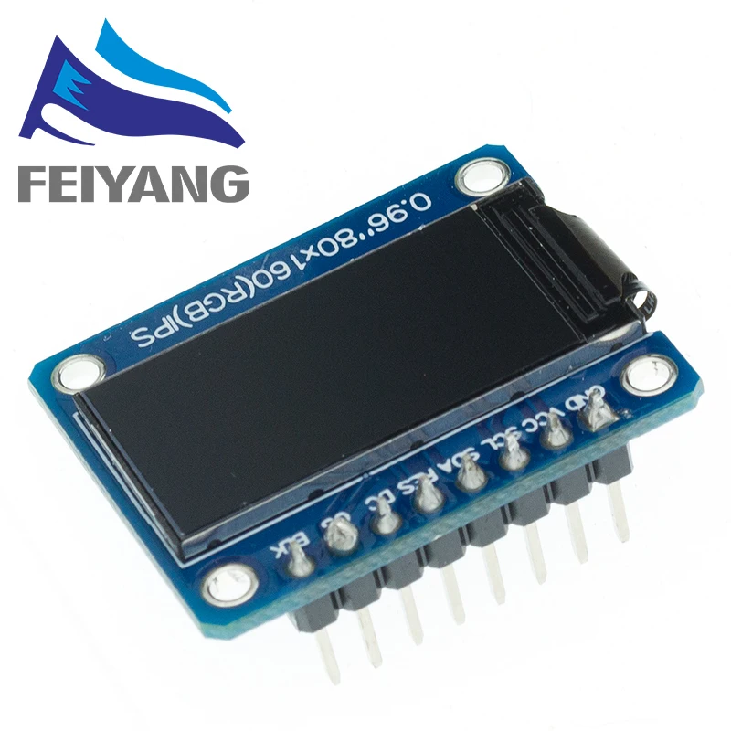 SAMIROB TFT Display 0.96 / 1.3 1.44 1.77 1.8 2.0 2.4 Polegada IPS 7P SPI HD 65K Módulo LCD colorido ST7735 Drive IC para Arduino