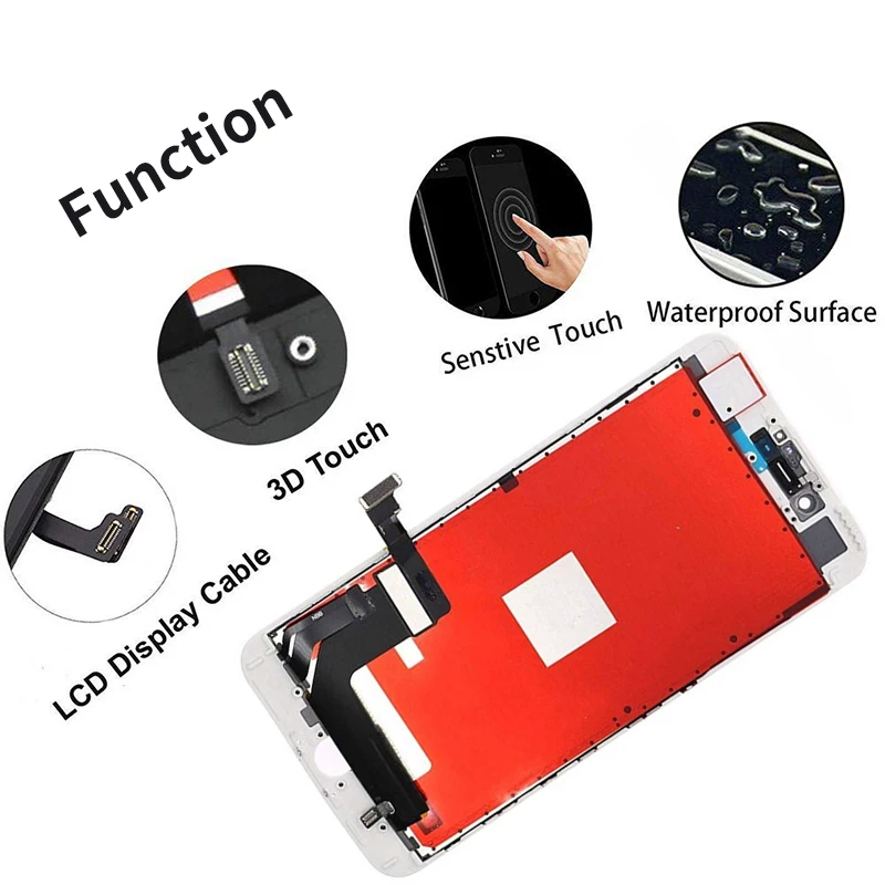 Grade AAA +++ Screen For iPhone 6 6S 7 8 Plus LCD With Perfect 3D Touch Screen Digitizer Assembly For iPhone 5 5S Display +Tools