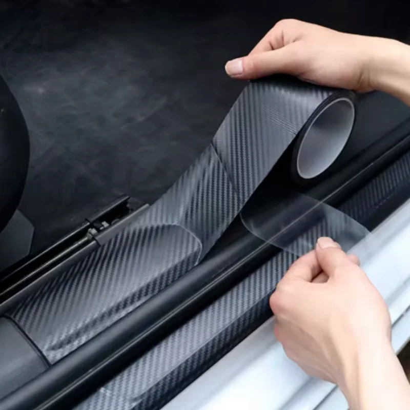 Fita adesiva de fibra de carbono para carro, fita de pano automotiva, à prova d'água, adesivo decorativo, seladores, hardware para casa