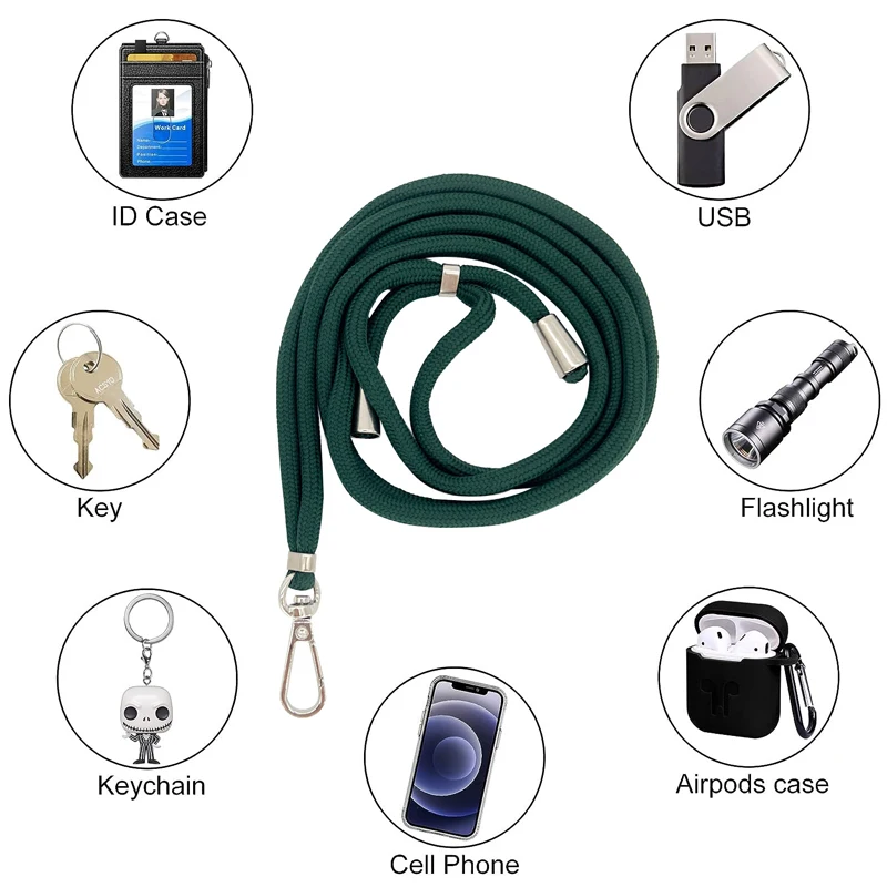 Color Phone Lanyard Suitable for iPhone Xiaomi Samsung Phones With Patch Protection Case Universal And Does Not Affect Charging