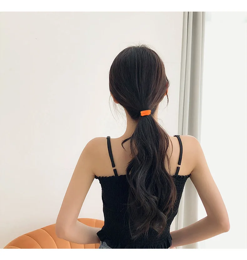 20/50/100pcs Quattro stagioni Fasce Elastiche Per Capelli Ragazze 4CM Dolci Scrunchie Elastico Legami Dei Capelli Pinze Fascia Accessori Per Capelli