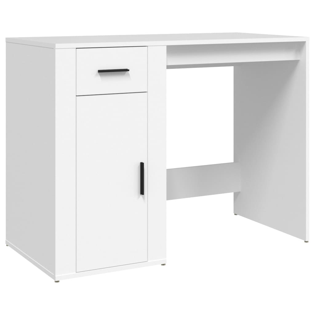 White Office Desk 100x49x75 cm Engineering Wood Nordic Study Table Pc Gamer Computer Desk Home Office Furniture