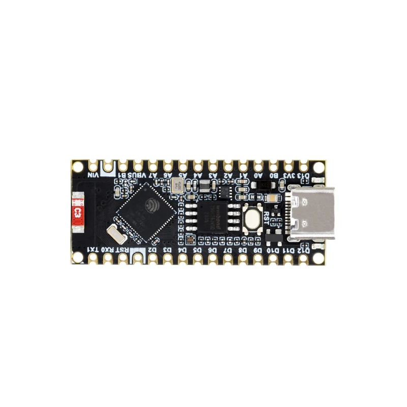 Placa de desarrollo Waveshare ESP32-S3-Nano basada en ESP32-S3R8 para Arduino