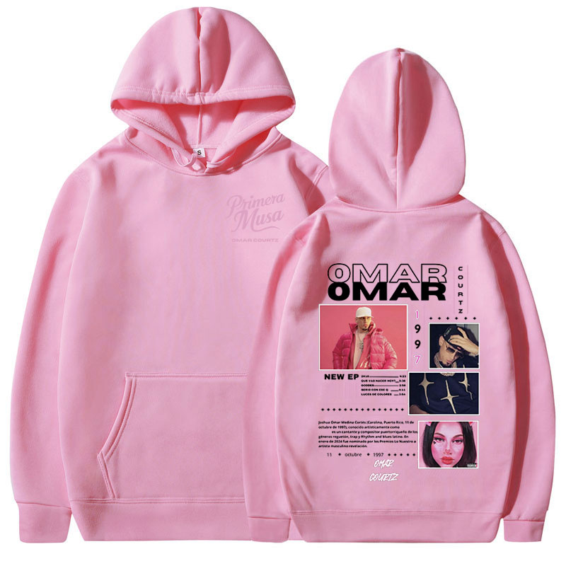 Omar Courtz Primera Musa Album Tour Merch sweat à capuche pour homme femme mode sweats à capuche Hip Hop surdimensionné pulls Streetwear