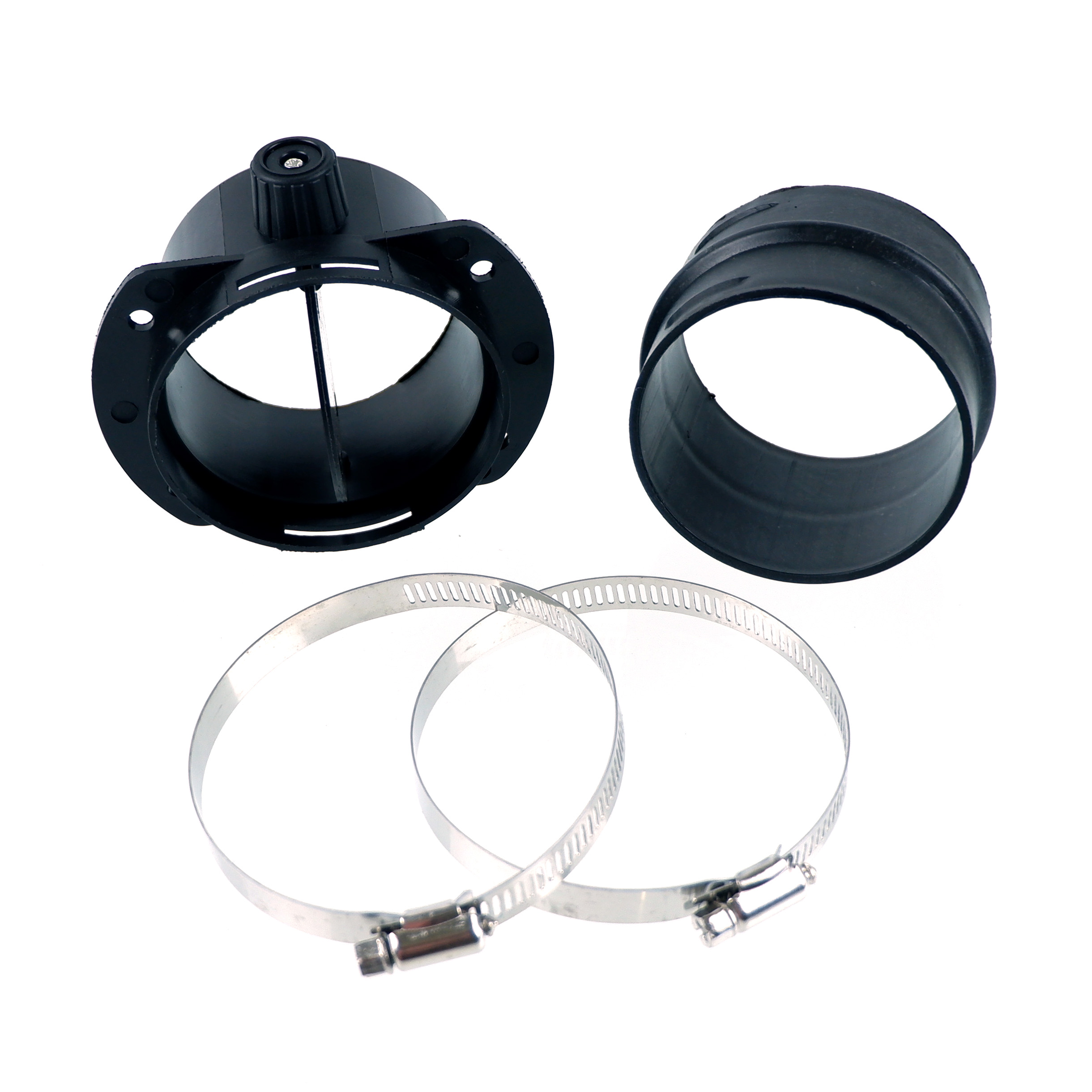 Aleta de válvula ajustable para coche, calentador de aire diésel, conducto de ventilación, divisor de Rama, Conector de Joiner de salida de tubo de escape, 60mm, 75mm