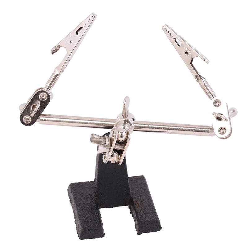 Morsetto per supporto per saldatore di terza mano che aiuta le mani Strumento per clip Supporto per PCB Circuiti elettrici Hobby