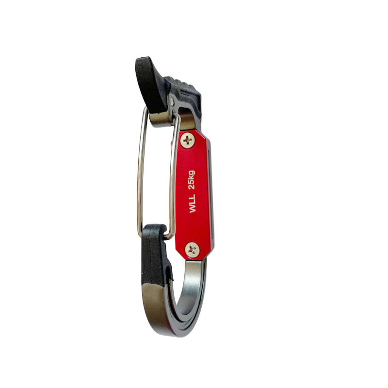 Arnés de escalada en roca al aire libre, accesorios, herramienta de montañismo, mosquetón Quickdraw, equipo de rescate de trabajo de gran altitud