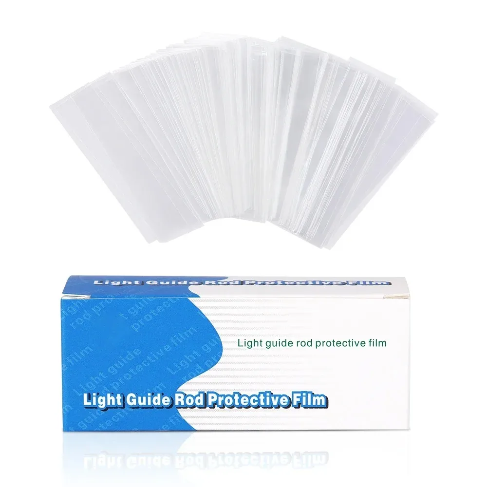 วัสดุทันตกรรมทิ้ง Light Curing หัว 200 ชิ้น/กล่องป้องกัน Light Guide Light Stick แขน 18*67 มม./2.76*0.79 นิ้ว