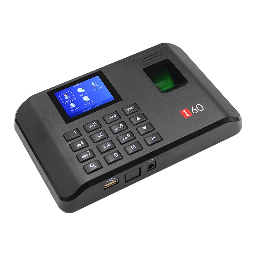 Sistema de asistencia biométrico, lector de grabadora de registro de salida de huellas dactilares USB, reloj de tiempo en los empleados, máquina de fecha, dispositivo electrónico