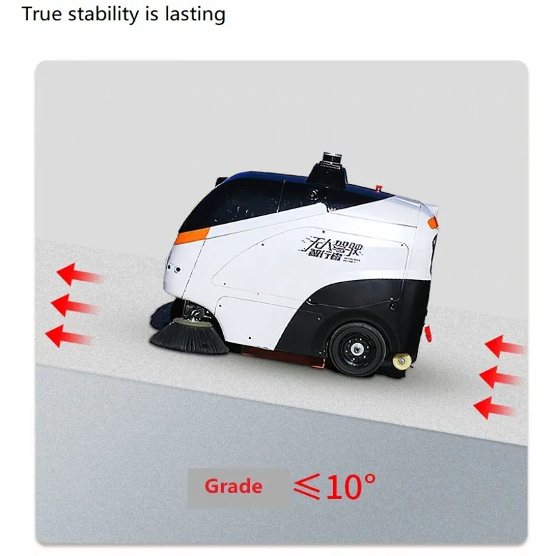 หุ่นยนต์ทําความสะอาดเชิงพาณิชย์อุตสาหกรรมอัจฉริยะ Sweeping Mopping Scrubber สมาร์ทเครื่องทําความสะอาดพื้นเครื่องกวาดกลางแจ้ง