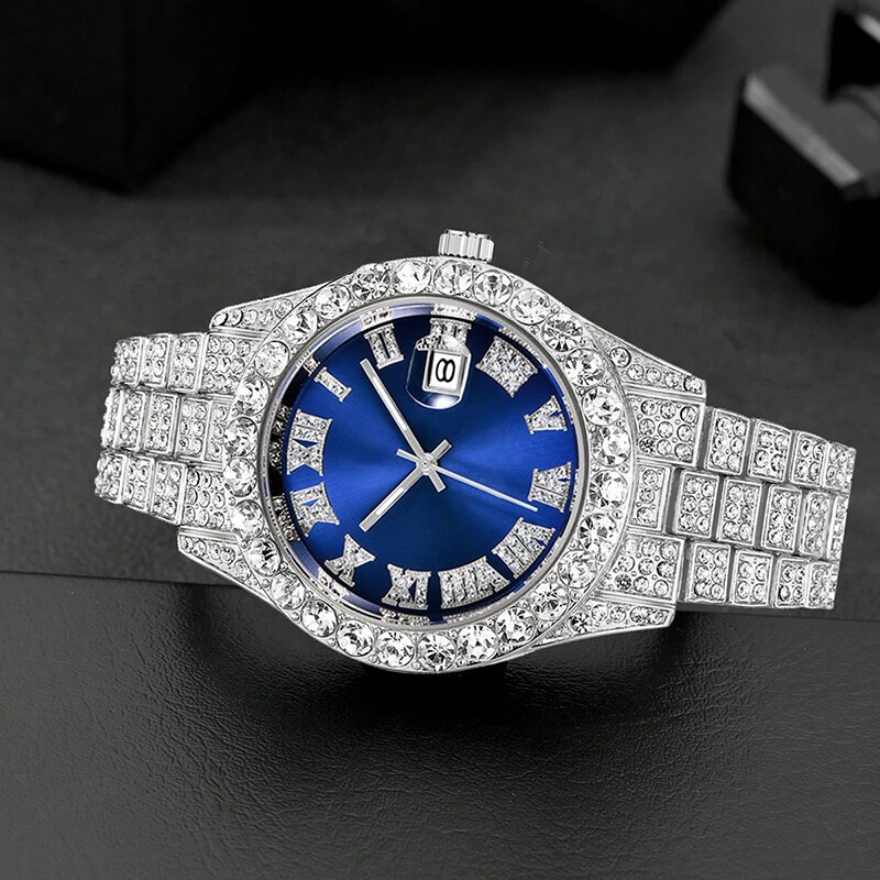 Relojes de lujo para hombre, pulsera con calendario, fecha, Simple, a la moda