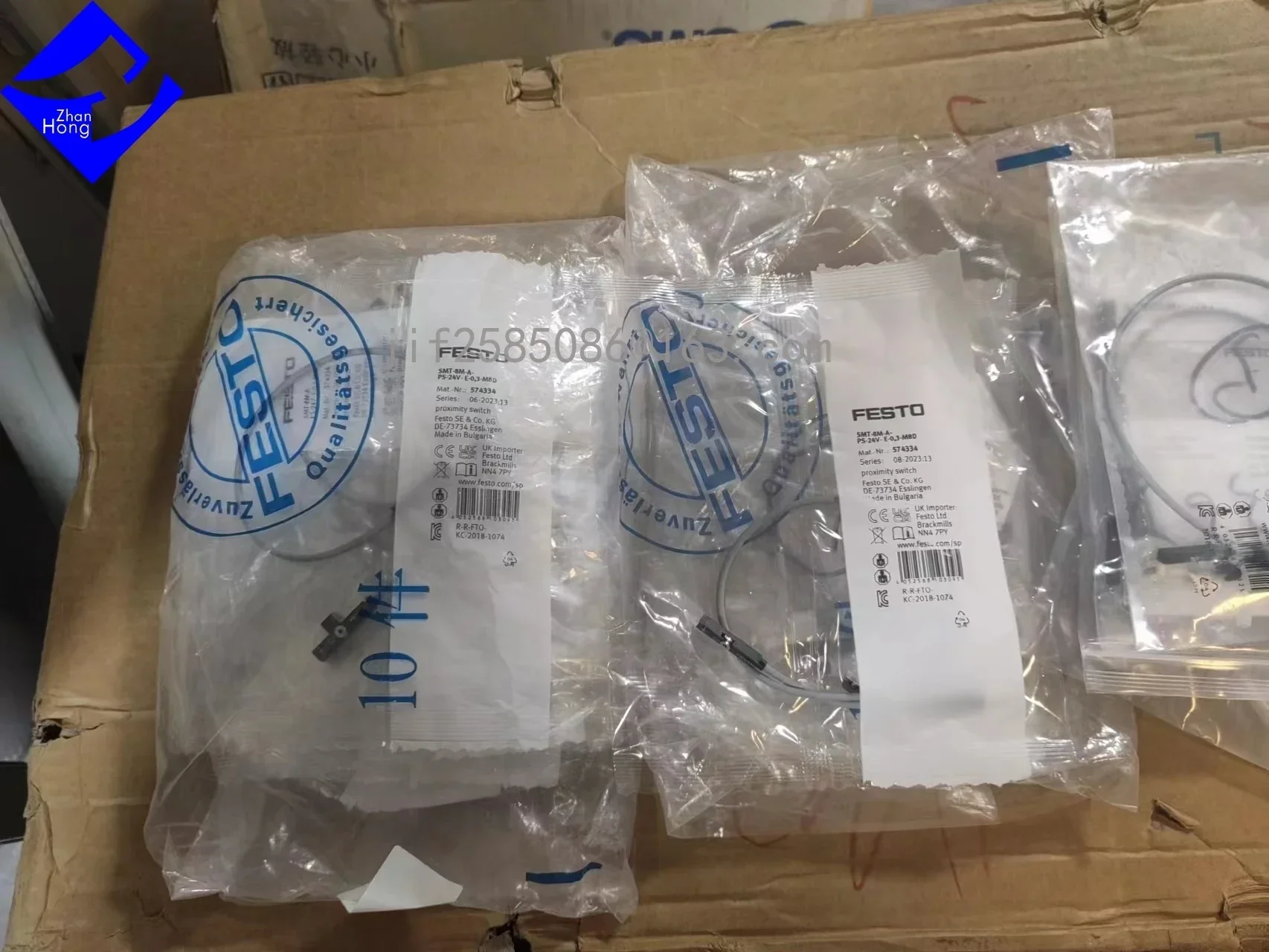 ของแท้ราคาพิเศษจํากัดเวลา 574334   SMT-8M-A-PS-24V-E-0,3-M8D Proximity Sensor แบรนด์เดิมใหม่ในสต็อก