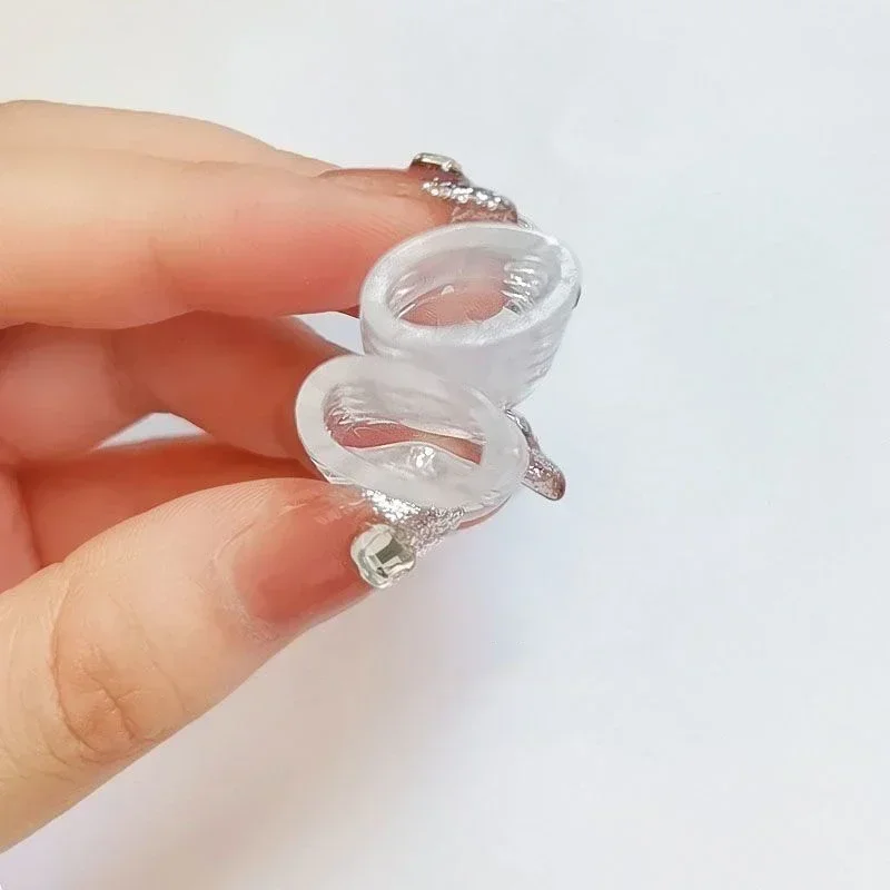 Protector de dedos transparente, herramienta para el cuidado de los pies antifricción transpirable, previene ampollas, tapas para los dedos, cubiertas elásticas de silicona para los dedos