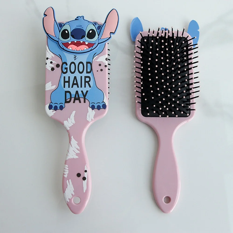 Miniso Disney Animazione Lilo & Stitch Comb Series Cartoon Stitch Cuscino d'aria periferico Pettine per massaggio Bambini Ragazza Studente Pettine