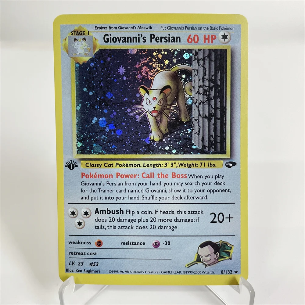 ホログラフィック PKM コレクションカード PTCG プロキシカード ブルーコア紙カード キッズ PKM リザードン/ティフロシオン/フェラグラト/Pichu