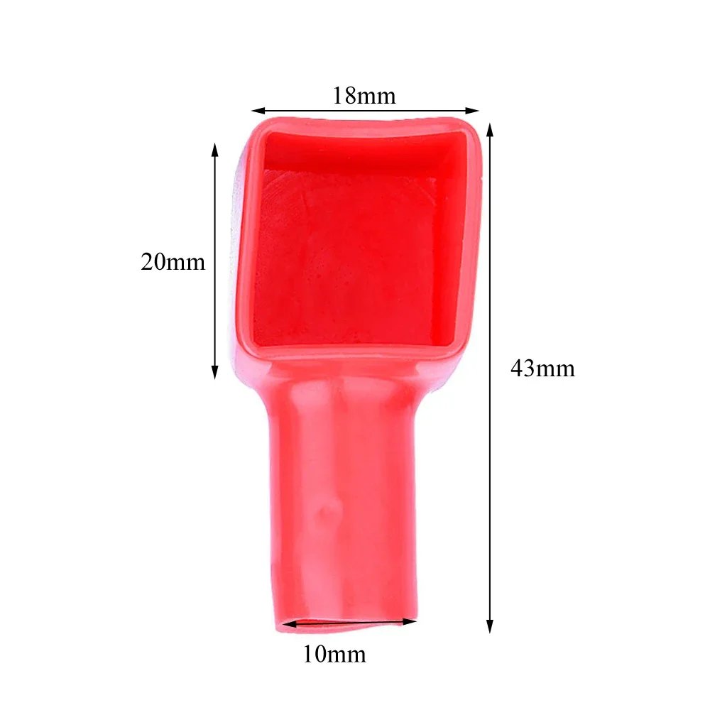 2 Chiếc Xe Ô Tô, Xe Tải Không Pin Nhà Ga Có Tích Cực Và Tiêu Cực Đen & Đỏ Cách Điện Bảo Vệ Pin Thay Thế Phụ Kiện