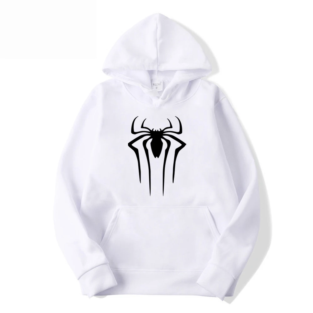 2024 Sudadera con capucha de marca de moda para hombre, sudadera informal con capucha, top para hombre/mujer, sudadera con capucha de araña estampada de color sólido