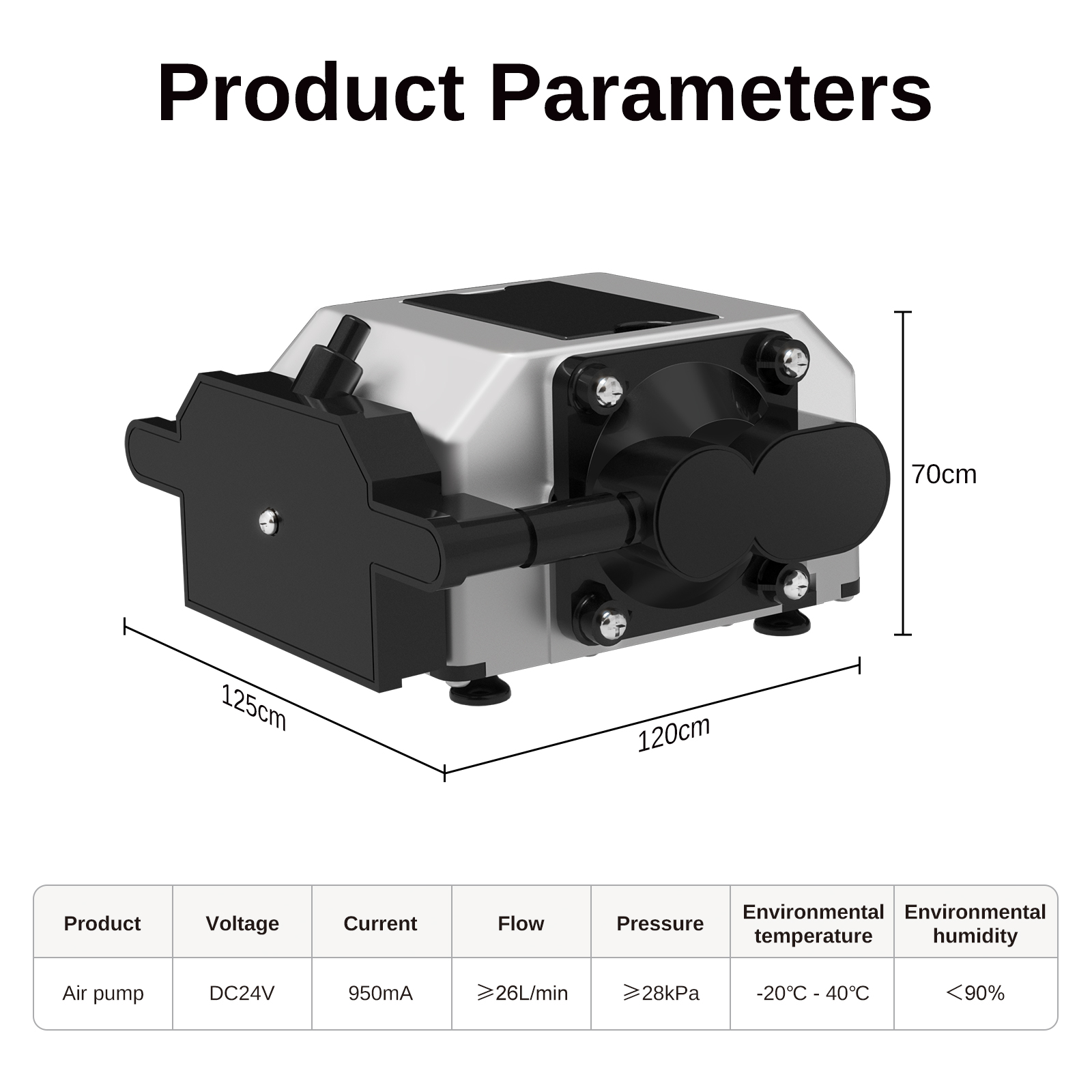 LASER TREE 26L/min Air Pump Metal Nozzle Low Noice High Speed Full Metal Air Compressor for Air Assist Laser Module Wood Tools