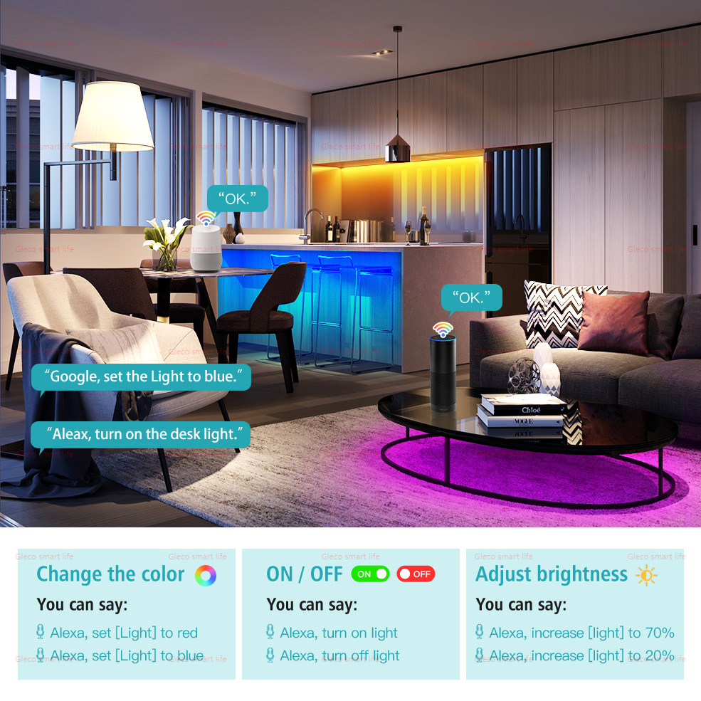 Tuya Smart WiFi LED Glühbirne E27 15W 20W 220V 110V Alexa Kompatibel RGBCW Led Lampe für Smart Leben Google Assistent Home Decor
