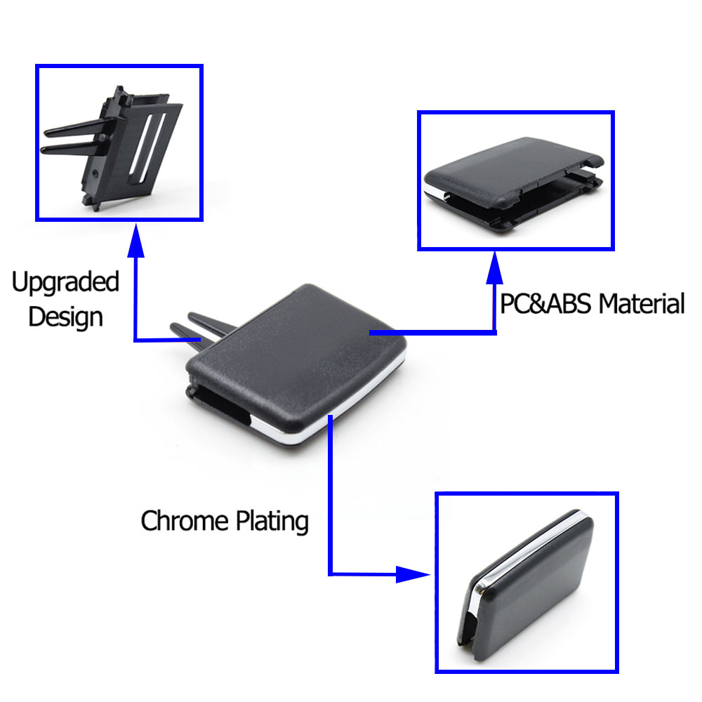 リア AC エアベントグリルタブクリップスライダー修理キットメルセデスベンツ W204 C X204 GLK W212 W207 E クラス 2007 2008 2009 2010 2011