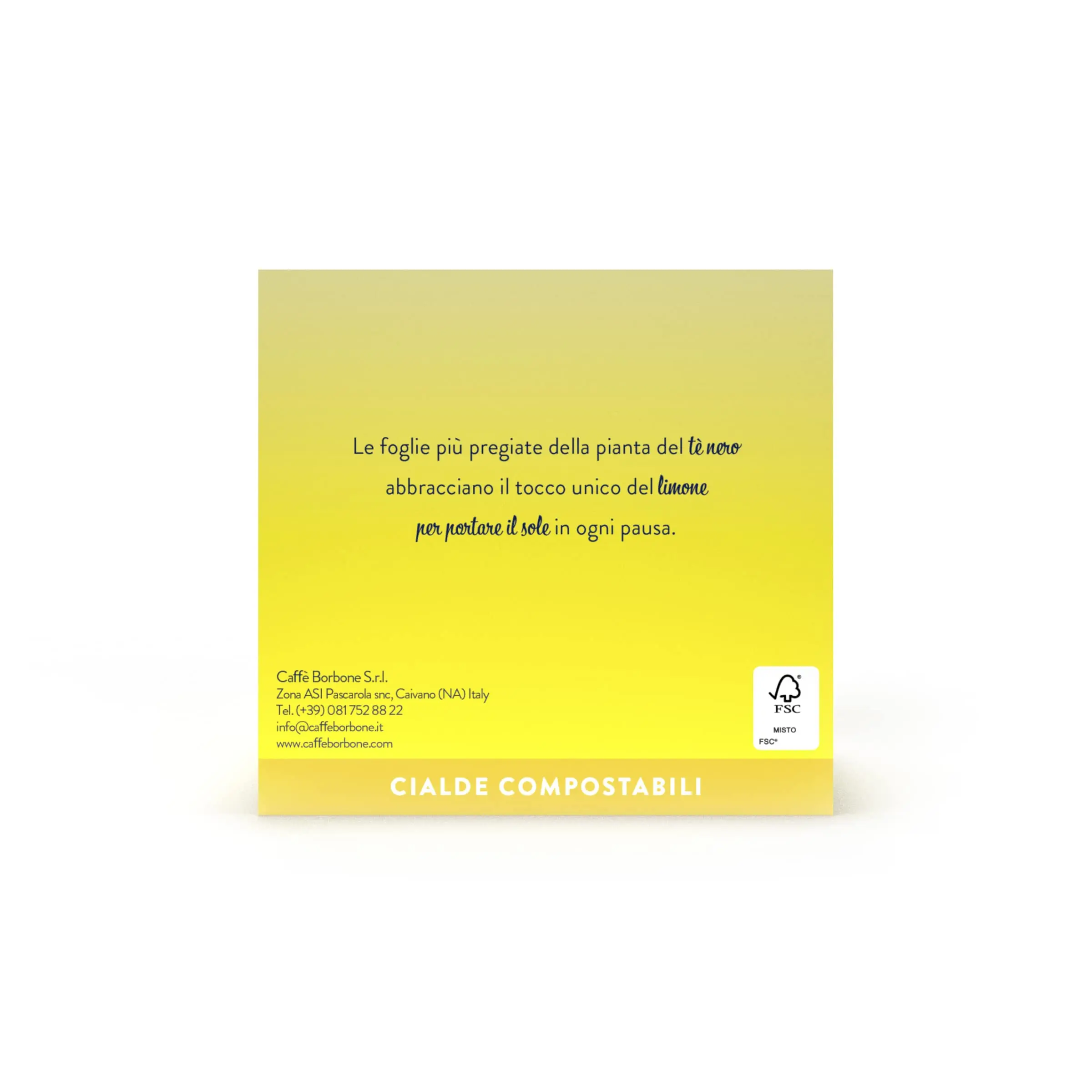 Bourbon Coffee Lemon Tea-72 dosettes (4 trousses à crayons de 18 dosettes)-Système ESE