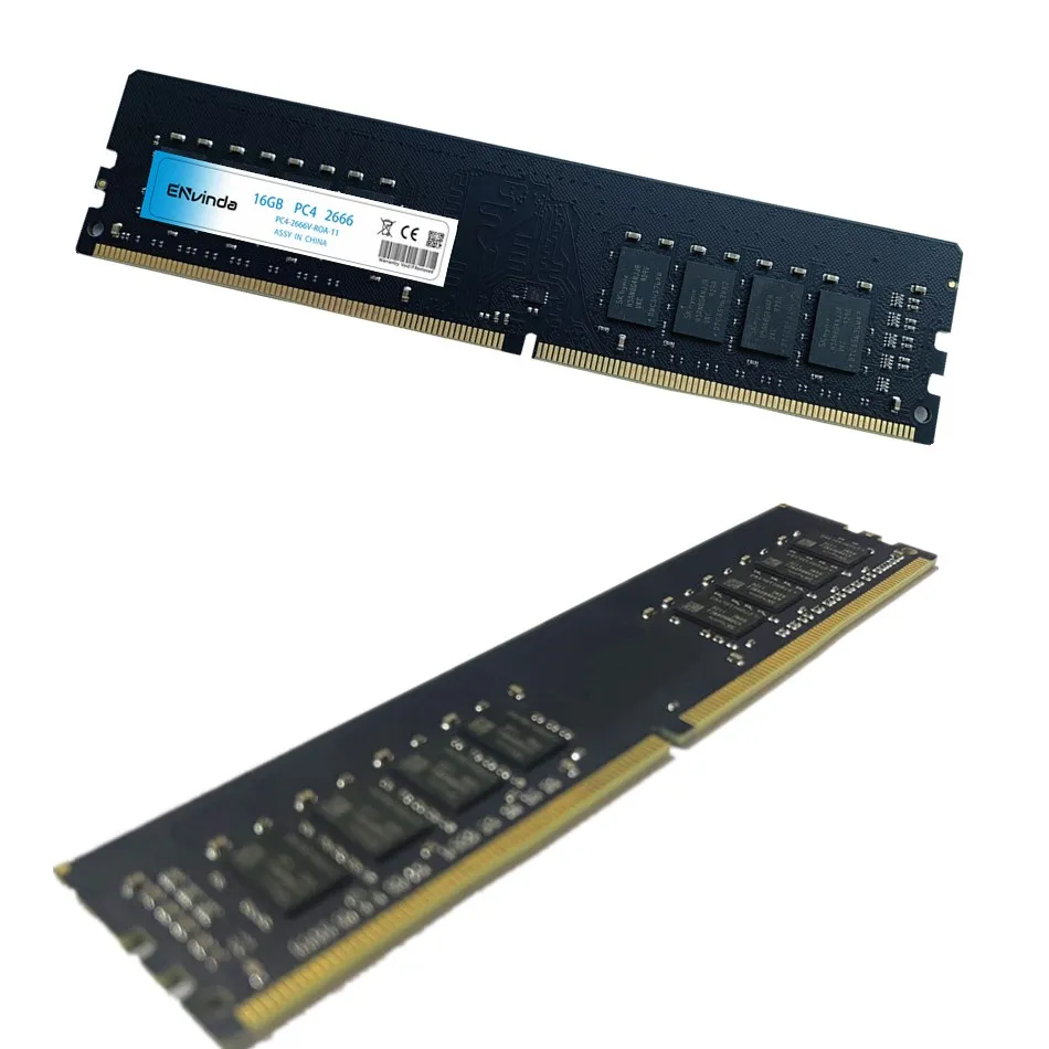 Envinda pc ddr3 ddr4 8gb 16gb ram 1600 2666 3200 mhz computador de alta qualidade memória desktop dim sem suporte pc amd