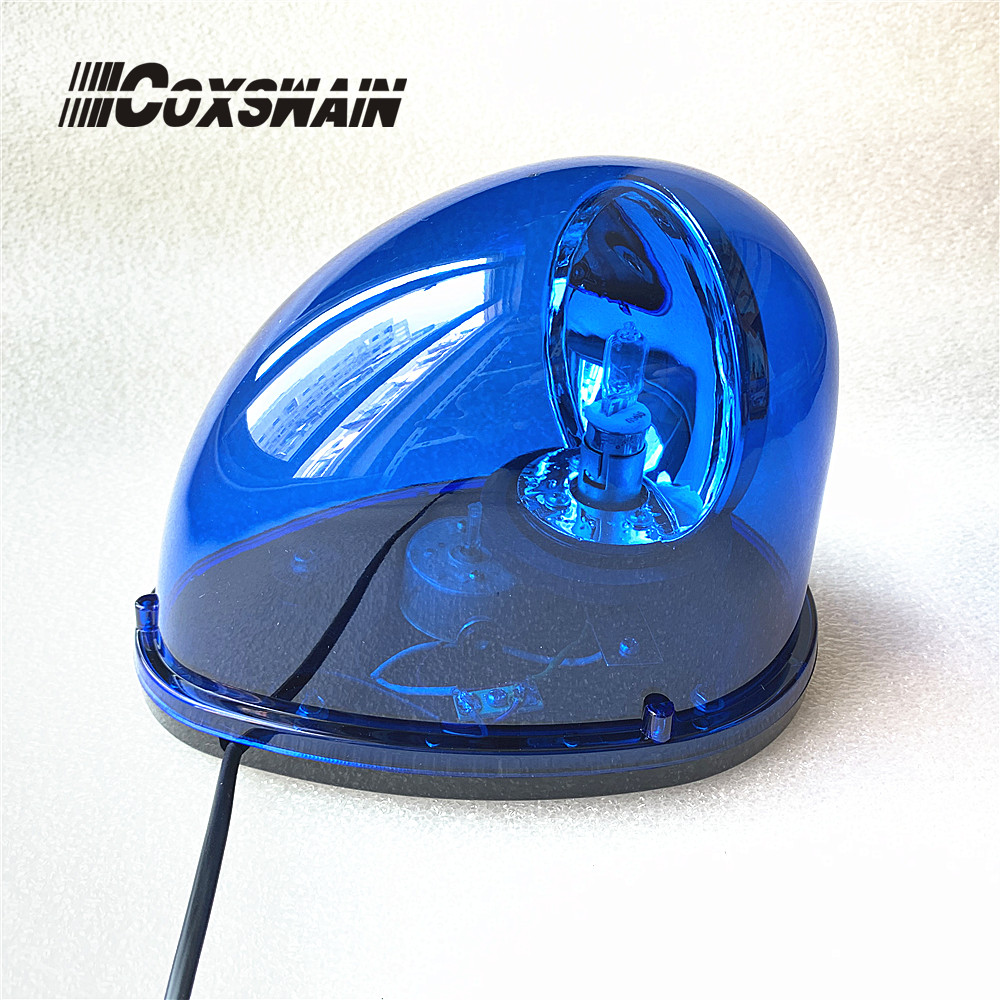 D214 Purple Rooftop Beacon Rotating Light, Magnetic Base, Emergency Warning Light For ATV, Trucks, Police, Ambulance, Bus