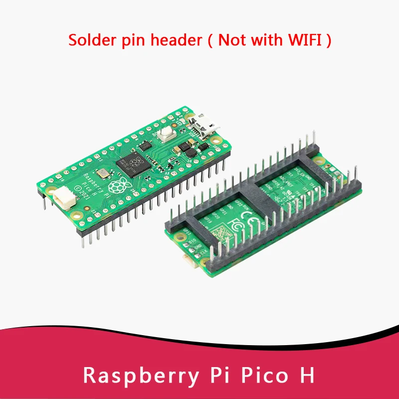 Raspberry Pi Pico W Original con placa de desarrollo WiFi inalámbrica, Pico o Pico H con cabezal de Pin, compatible con MciroPython/C++