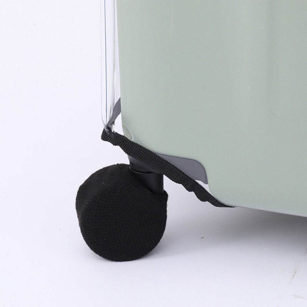 4 Teile/satz Gepäck Räder Schutz Stoßdämpfung Tragen-beständig Anti-slip Räder Abdeckung Reduzieren Lärm Koffer Räder Abdeckung