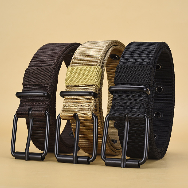 Fashionable Men's Pin Buckle Belt High Quality Simple Outdoor Adventure Multifunctional Belt Retro Men's Birthday Gifts