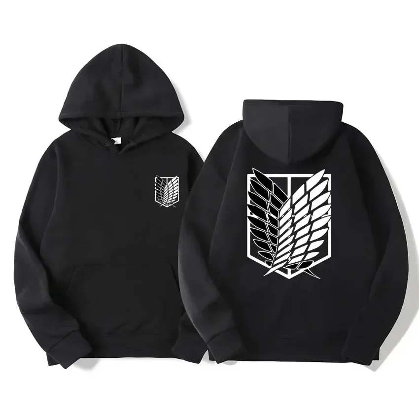 Attack on Titan Moletons com capuz para meninos e meninas, blusas, Shingeki No Kyojin Vestuário, jaquetas para jaquetas dos meninos
