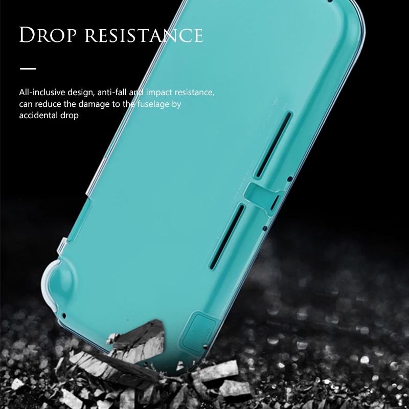 DATA FROG Nintendo Switch Lite Game Console Capa completa Capa de cristal Antiderrapante Acessórios de proteção NS