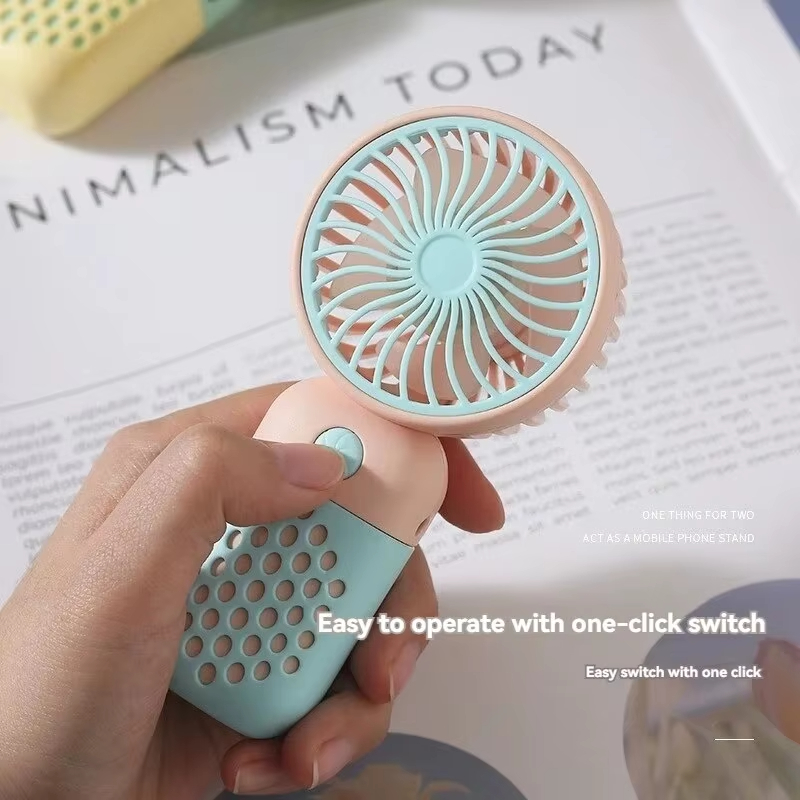 XIAOTREE Mini Handheld Small Fan Portable Portable Silent Office Desk Student On Dormitory Charging Outdoor Hand Holding Fan