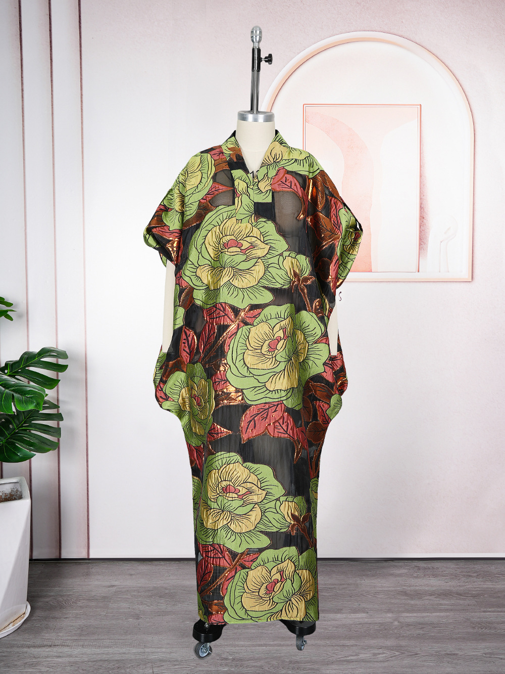 Vestidos africanos elegantes para mujer, moda musulmana Boubou Abayas, bata Dashiki Ankara, trajes de encaje, vestido de noche, caftán Maxi