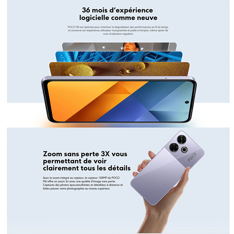 POCO M6 Smart Phones,NFC,Helio G91-Ultra,108 MP Camera,33W Charging,5030mAh,90Hz,Global Version