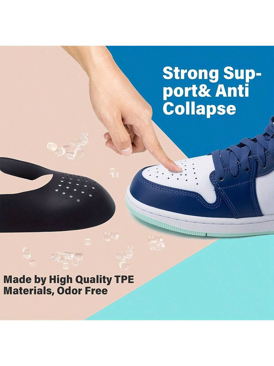 Protetor de vinco de sapato árvore de sapato anti guarda para evitar vincoes de tênis para homens e mulheres tamanho