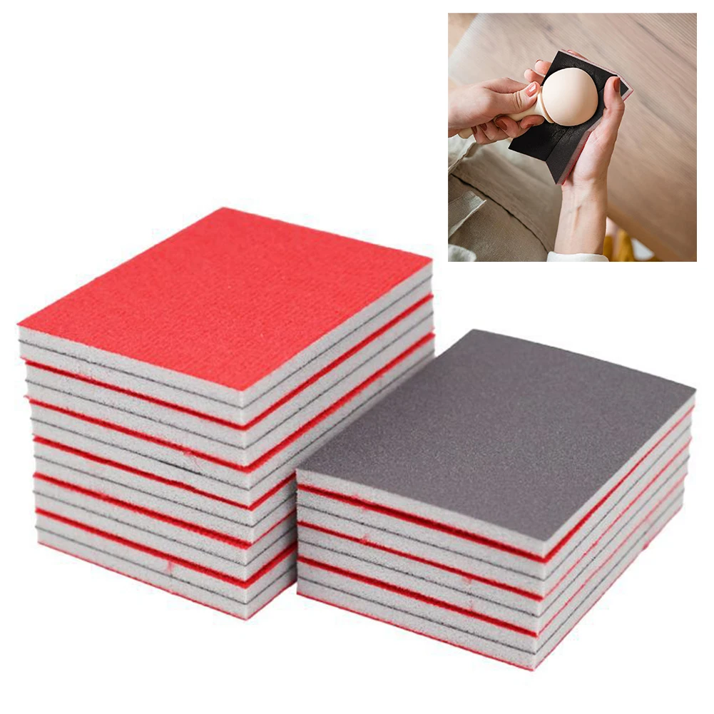 20Pcs Sanding Sponge Pad Set 400, 600, 800Grit Flexible Sanding Pad For Polishing Abrasive Tools
