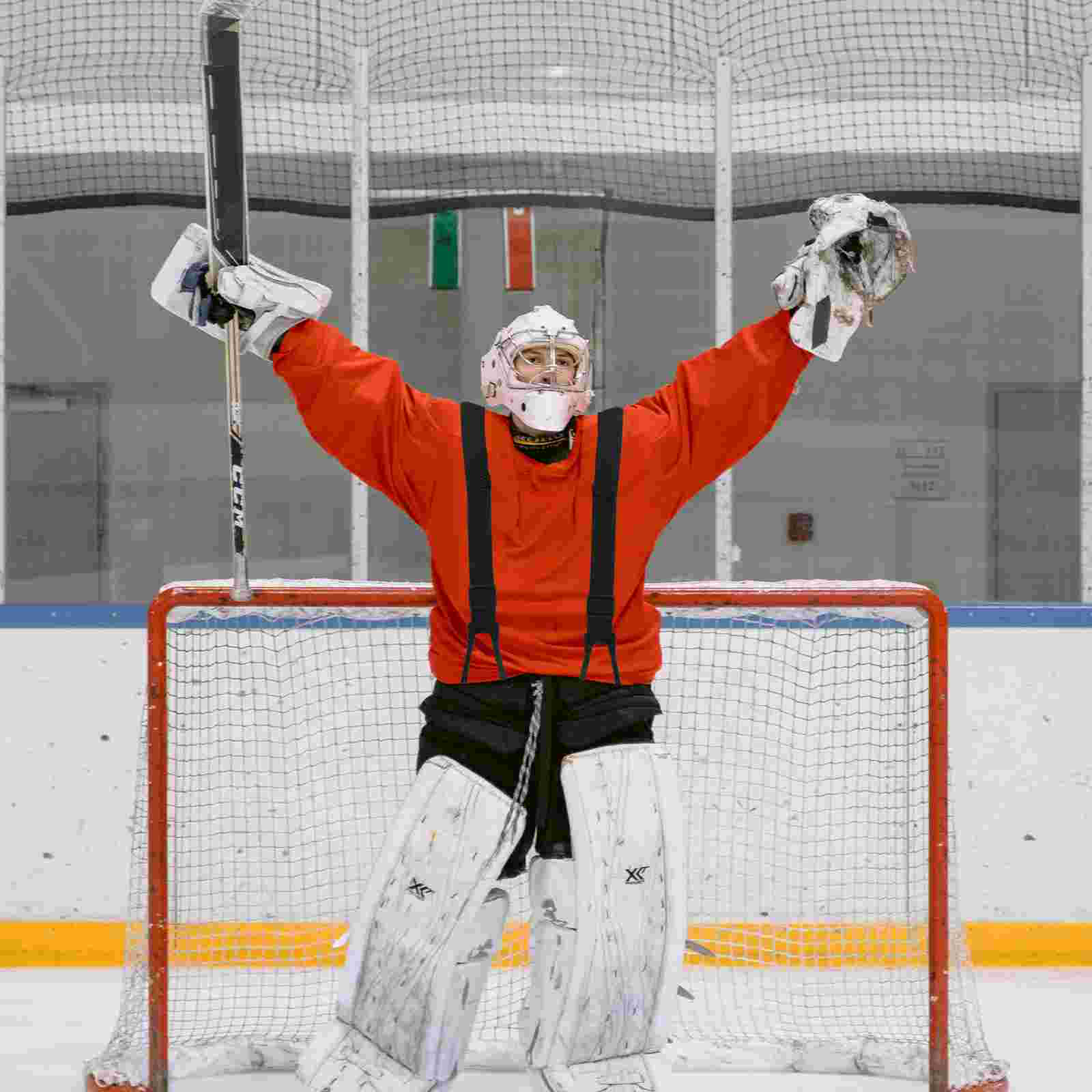 Eishockey Drop Strap Work Suspend Belt Keepers Schutz-Hosenträger