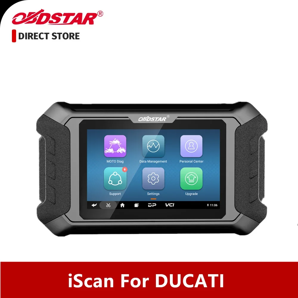 OBDSTAR iScan para diagnóstico de motocicleta DUCATI e programação de chave Equipamento inteligente de diagnóstico de motocicleta