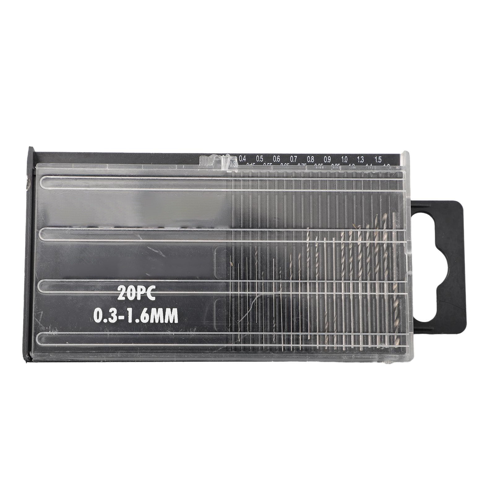 20 ชิ้น 0.3 มิลลิเมตร - 1.6 มิลลิเมตร Mini HSS เกลียวเจาะชุด Bit พร้อมกล่องเจาะ Bits ชุดสําหรับงานฝีมือความแม่นยําเครื่องประดับนาฬิกาซ่อม