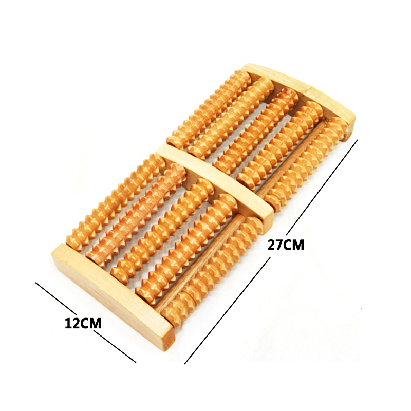 Dual Holz Fuß Fuß Massage gerät Walze lindert Planta rfasziitis Fersen bogen Schmerz Stress abbau & Entspannung Geschenk Werkzeug Produkt