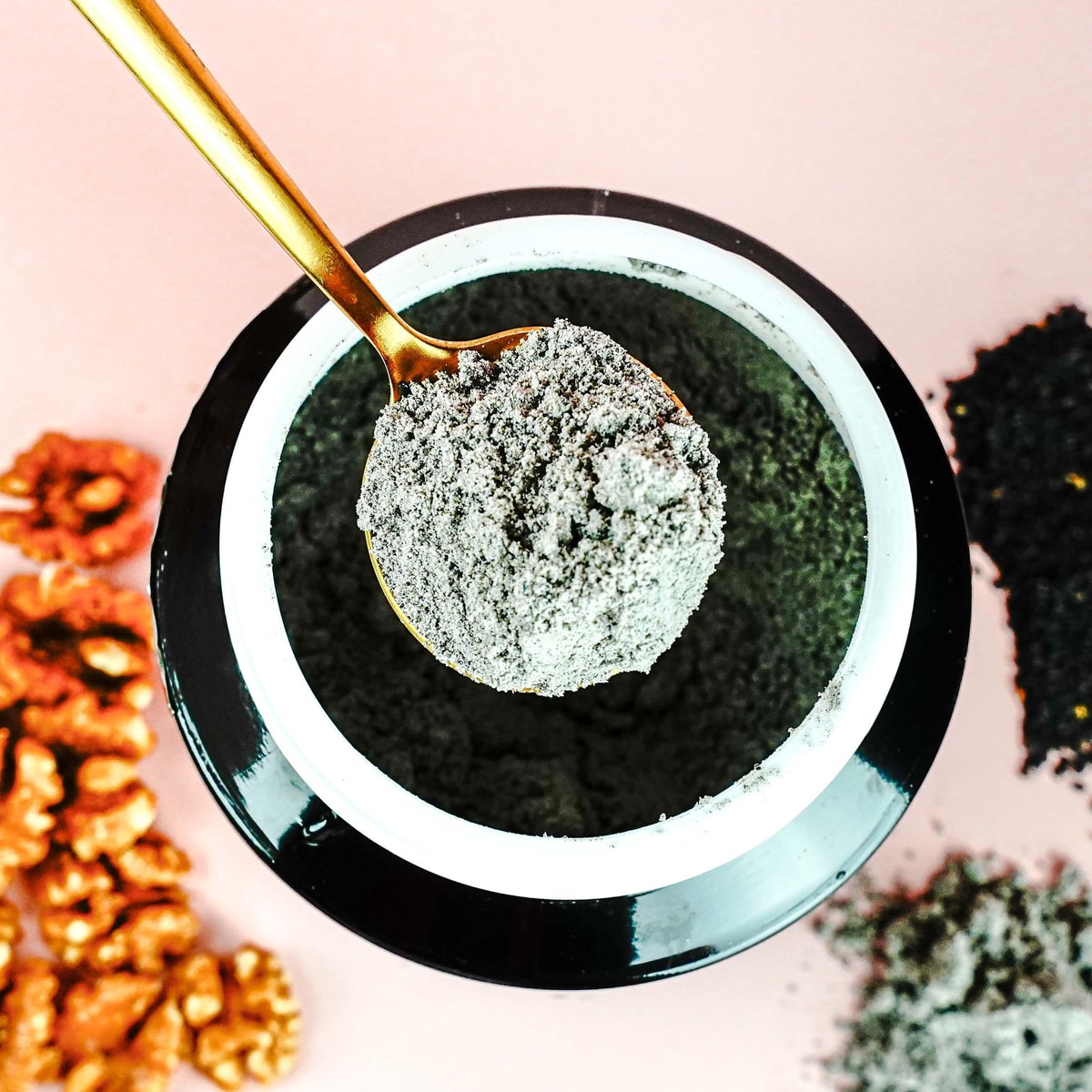 [2Packs] WUGU MOFANG Nut Sesame Black Bean Powder , Sugar-Free , 19.25 oz*2Packs