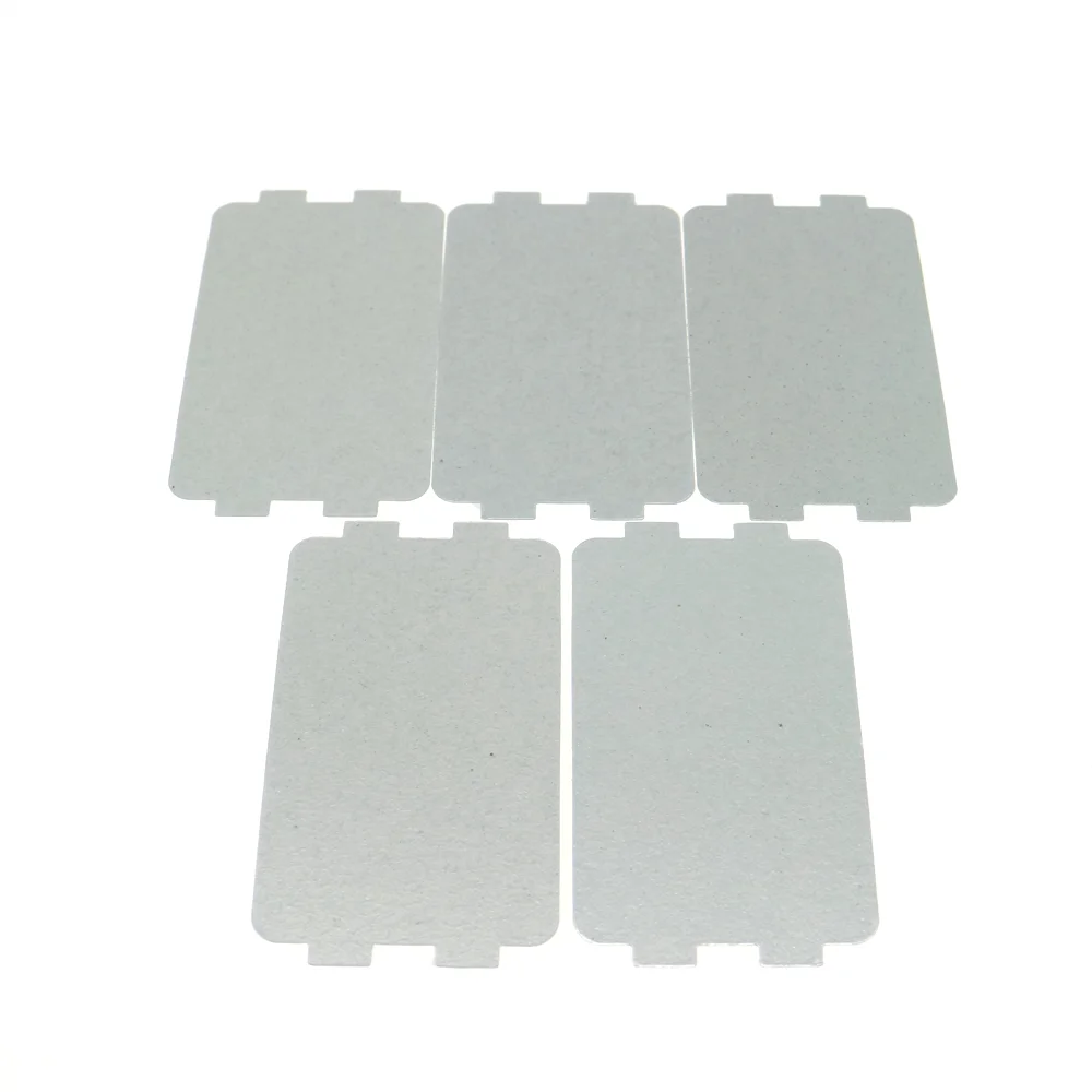 5pcs Universal เตาอบไมโครเวฟ Mica แผ่นอุปกรณ์ครัว WAVE GUIDE Waveguide ฝาครอบแผ่นแผ่น