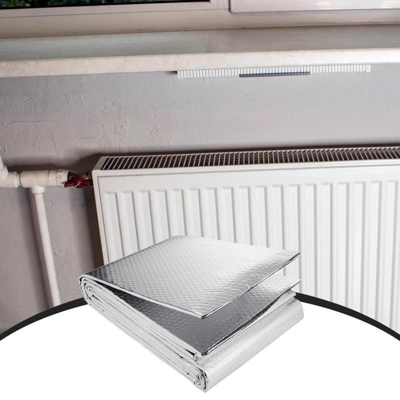 熱反射板断熱箔、両面アルミホイル、放射ラジエーター、省エネ、16フィートx24インチ
