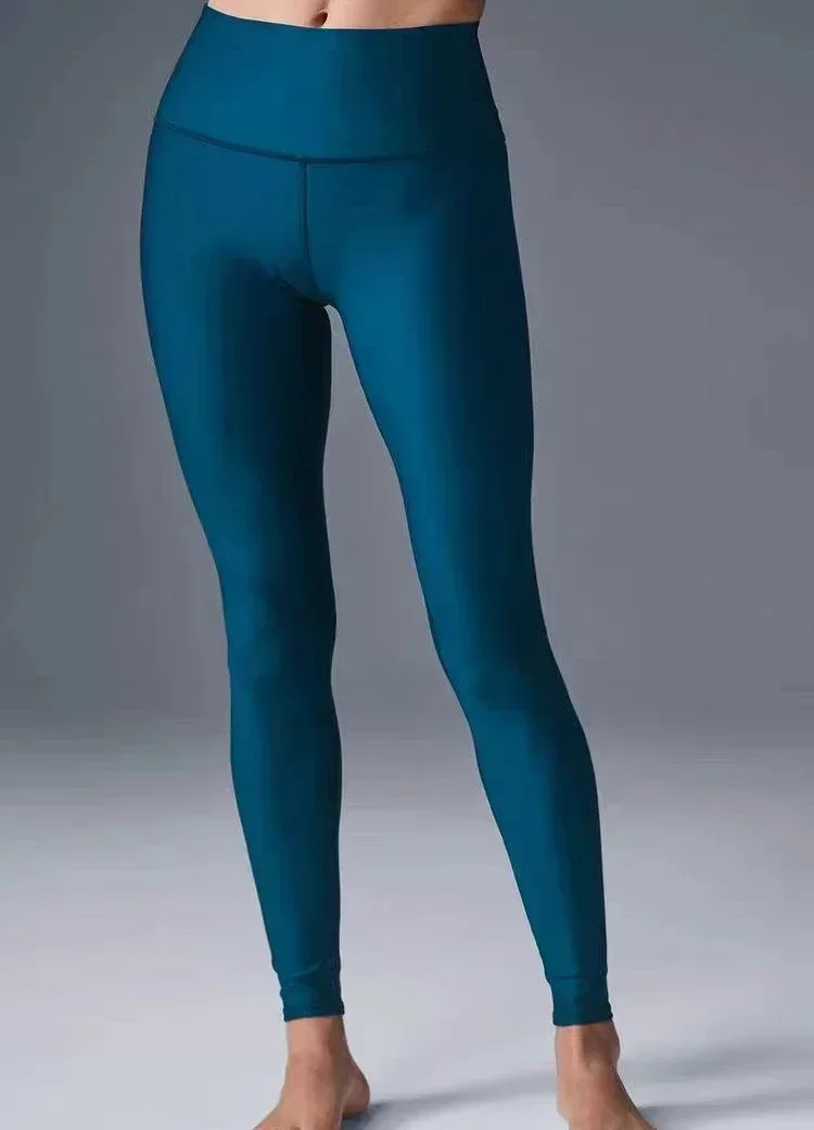 LO yogabroek dames push-up legging panty luchtlift heup slanke been fitness effen kleur glad ademend vormgeven pilates broek