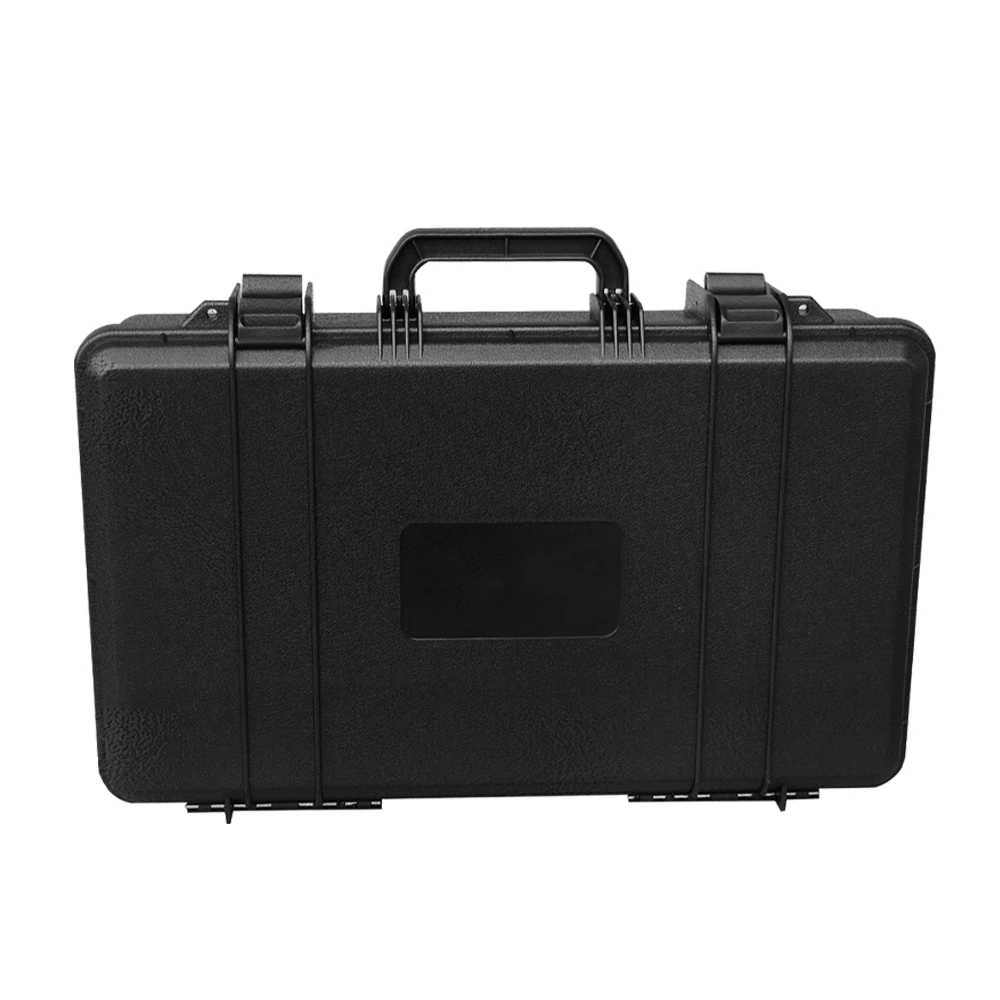 Cassetta degli attrezzi portatile Rettangolare Attrezzatura di monitoraggio esterno Custodia protettiva in plastica Organizzatore di scatole di immagazzinaggio per attrezzature fotografiche