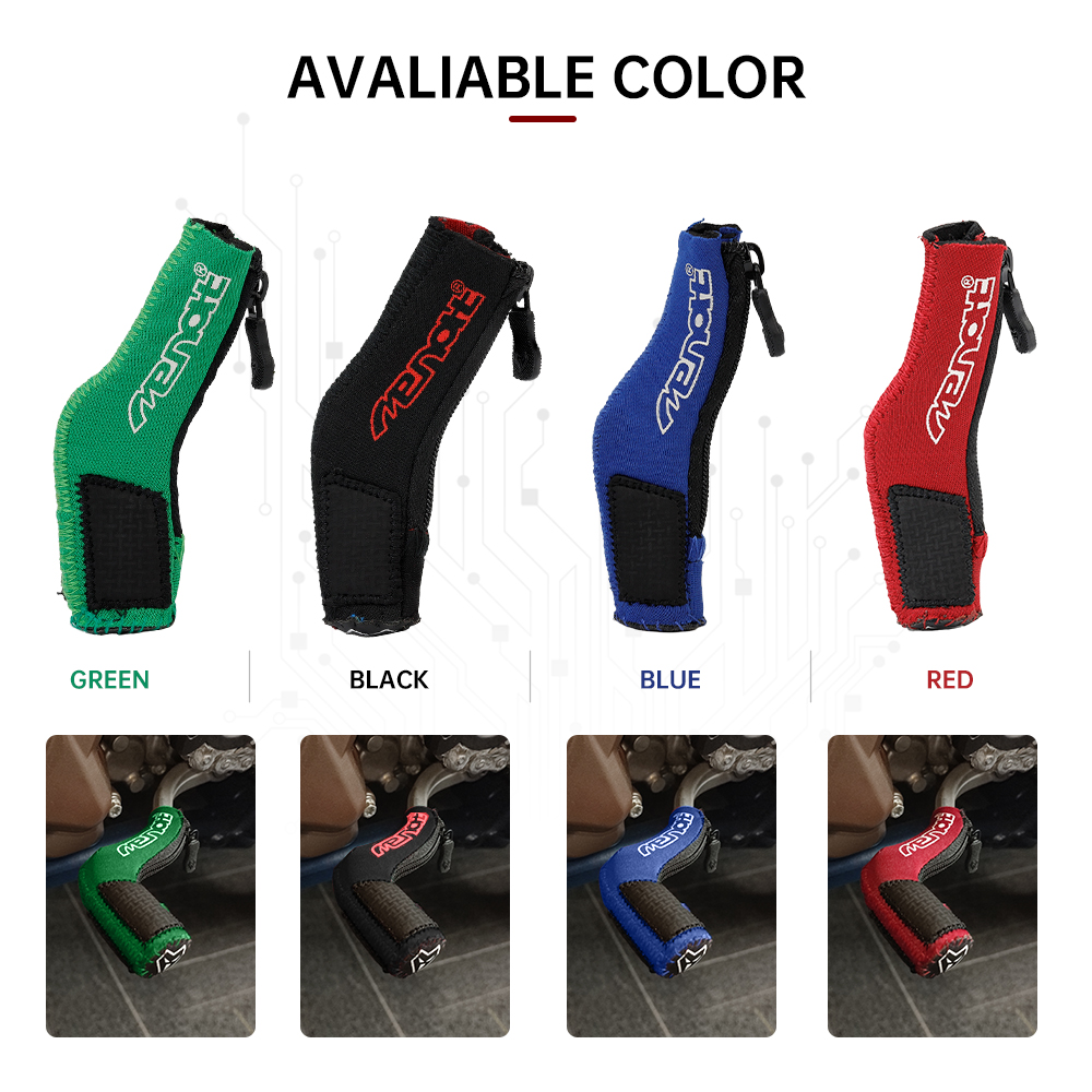 Dành Cho Xe SUZUKI GSX-R GSXR 600/750/1000 K3 K4 K5 K6 K7 K8 K9 600CC-1000CC Đạp Chân Xe Máy Lever Gear Dịch Chuyển bao Da Boot Giày Bảo Vệ