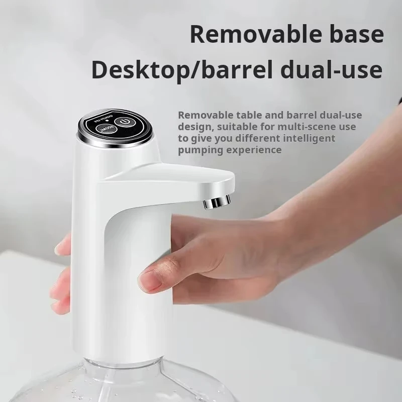 Prensa de agua automática, bomba de agua eléctrica de barril para el hogar, bomba de agua Mineral recargable por USB, dispensador de agua portátil
